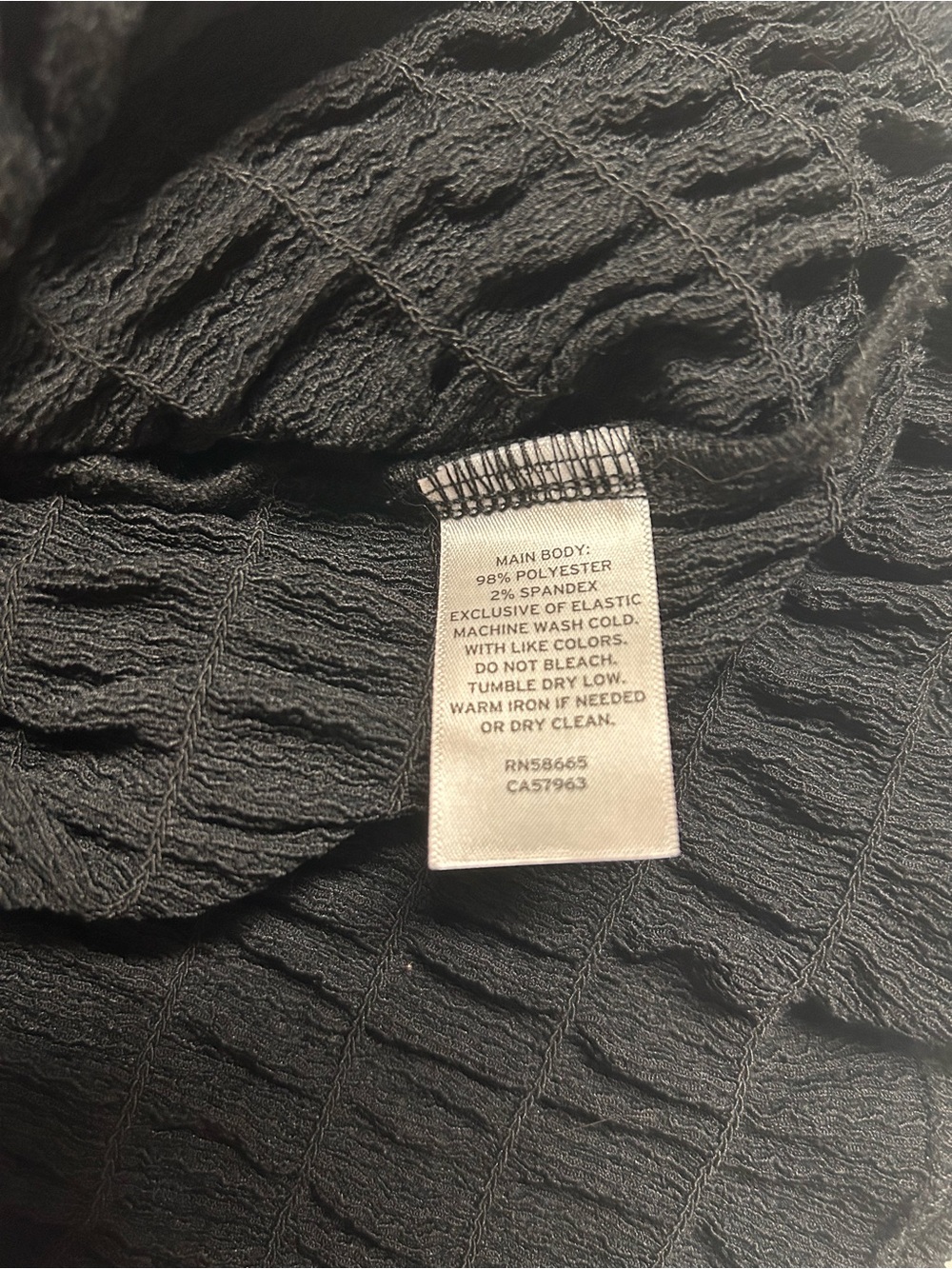 Treasure & Bond Black Smocked Ruffle Cami Large NWT - Picture 10 of 10
